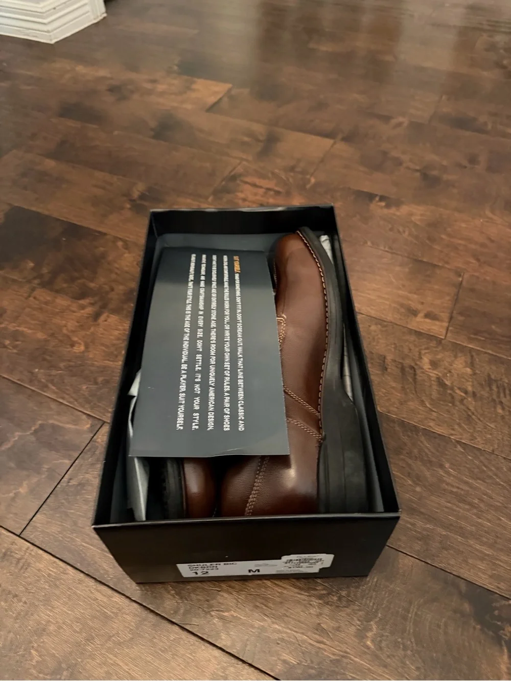 Johnston & Murphy Schuler Bicycle Men’s Brown Leather Derby Shoes